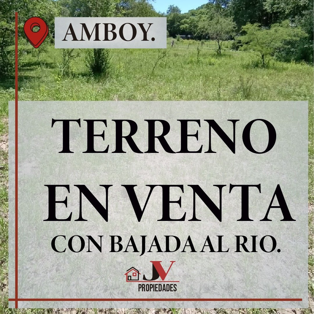 Lote A pasos del Río Amboy!!!